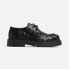 Bottega Veneta Unisex Haddock Lace-Up Shoe-Black 782054V2WT21000