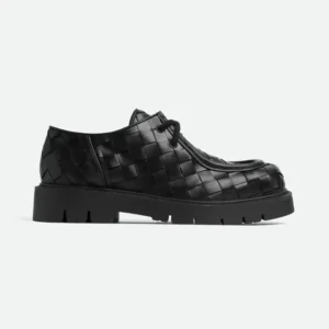 Bottega Veneta Unisex Haddock Lace-Up Shoe-Black 782054V2WT21000