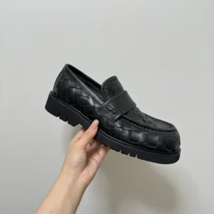 Bottega Veneta Unisex Haddock Loafer-Black 796711V2WT21000