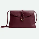 Bottega Veneta Women Liberta Cross-body Bag in Smooth Calf Leather-Barolo