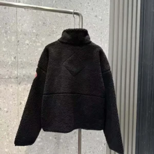 Canada Goose Women Beige Simcoe Fleece Jacket-Black