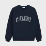 Celine Women Loose Sweatshirt in Cotton Fleece 2Y05G670Q