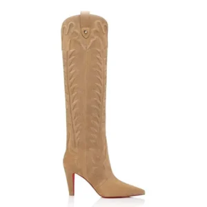 Christian Louboutin Women Santia Botta 85 mm Boots Veau Velours