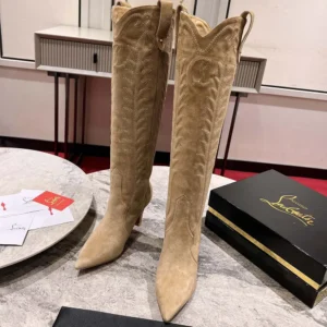 Christian Louboutin Women Santia Botta 85 mm Boots Veau Velours