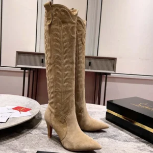 Christian Louboutin Women Santia Botta 85 mm Boots Veau Velours