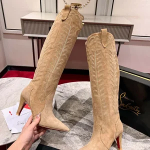 Christian Louboutin Women Santia Botta 85 mm Boots Veau Velours