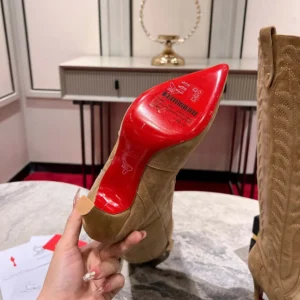 Christian Louboutin Women Santia Botta 85 mm Boots Veau Velours