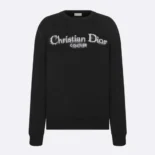 Christian Dior Couture Sweater Black Wool Blend