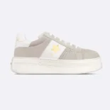 Dior Women Dior Star Platform Sneaker Light Beige Suede Calfskin