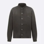 Overshirt Black Cotton Twill 413D488B351X_C830