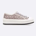 Dior Women Walk'n'Dior Platform Sneaker Embroidered Cotton-Pink