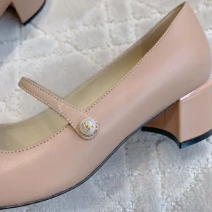 Jimmy Choo Women Elisa 45 Ballet Pink Nappa and Patent Leather Pumps