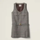 Miu Miu Women Checked Dress MF504015PKF0480S232