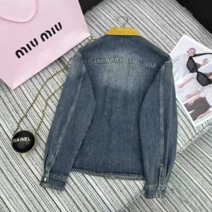 Miu Miu Women Denim Blouson Jacket GWB2351567