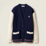 Miu Miu Women Wool and Cashmere Cardigan MMF933