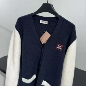 Miu Miu Women Wool and Cashmere Cardigan MMF933