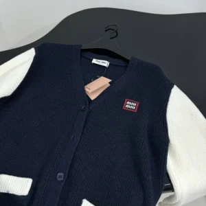 Miu Miu Women Wool and Cashmere Cardigan MMF933