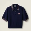 Miu Miu Women Wool and Cashmere Polo Sweater MMLA28