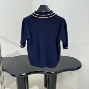 Miu Miu Women Wool and Cashmere Polo Sweater MMLA28