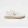Prada Unisex Downtown Nappa Leather Sneakers-White 1E792M
