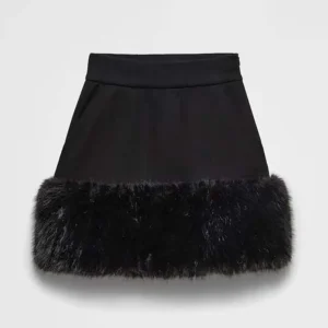 Prada Women Sweatskirt-Black 13110616BDF0002SOOO