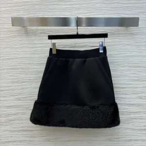 Prada Women Sweatskirt-Black 13110616BDF0002SOOO