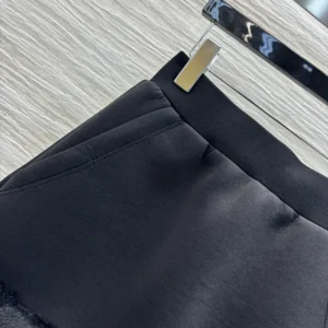 Prada Women Sweatskirt-Black 13110616BDF0002SOOO