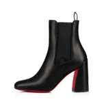 Christian Louboutin Women Turelastic 85 mm Low Boots Calf Leather-Black