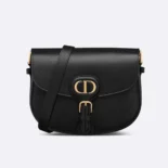 Dior Women Medium Dior Bobby Bag Black Grained Calfskin M9337USKU