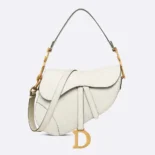 Dior Women Saddle Bag with Strap Latte Grained Calfskin M0455CBAA