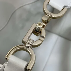 Dior Women Small Dior Toujours Vertical Tote Bag Latte Macrocannage Calfskin