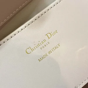Dior Women Small Dior Toujours Vertical Tote Bag Pale Pink Macrocannage Calfskin