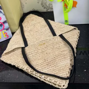 Loewe Women XL Puzzle Fold Tote in Raffia B779Q18X18