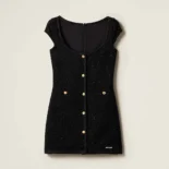 Miu Miu Women Lamé Bouclé Dress MF565316DKF0002SOOO