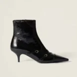 Miu Miu Women Naplak Booties-Black 5T336EH27F0002F055