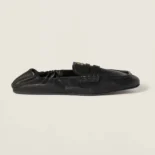 Miu Miu Women Nappa leather loafers-Black 5D341E
