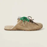 Miu Miu Women New Balance X Miu Miu 530 SL Faded Suede Mules