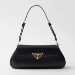 Prada Women Leather Shoulder Bag-Black 1BD344
