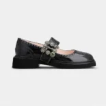 Roger Vivier Women Viv' Rangers Mary Janes in Leather-Black RVW54840990MRKB999