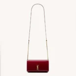 Saint Laurent YSL Women Cassandre Phone Holder in Patent Leather