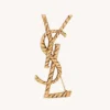 Saint Laurent YSL Women Cassandre YSL Brooch in Metal 10 Saint Laurent YSL Women Cassandre YSL Brooch in Metal
