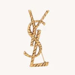 Saint Laurent YSL Women Cassandre YSL Brooch in Metal