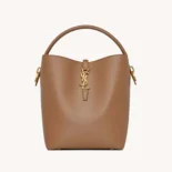 Saint Laurent YSL Women Le 37 in Shiny Leather-Brown