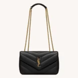 Saint Laurent YSL Women Loulou Small in Matelasse Lambskin