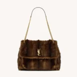 Saint Laurent YSL Women Niki Large in Shearling