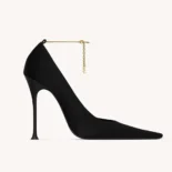 Saint Laurent YSL Women Regine Pumps in Satin Crepe 8060219QAB11000