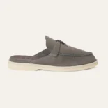 Loro Piana Unisex Babouche Charms Walk Loafers-Gray