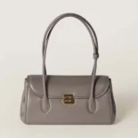 Miu Miu Women Leather Shoulder Bag-Grey 5BD265