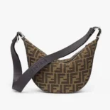 Fendi Unisex FF Jacquard Fendi Melon Small FF Bag