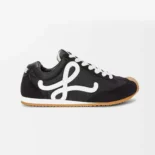 Loewe Unisex Ballet Runner 2.0 in Nylon and Calfskin-Black LLBR282X01